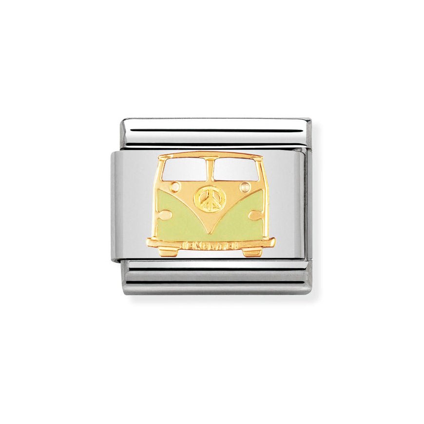 Nomination Classic 18ct Gold Classic Van Charm - MococoNomination030270/038033497166388Charms and Links