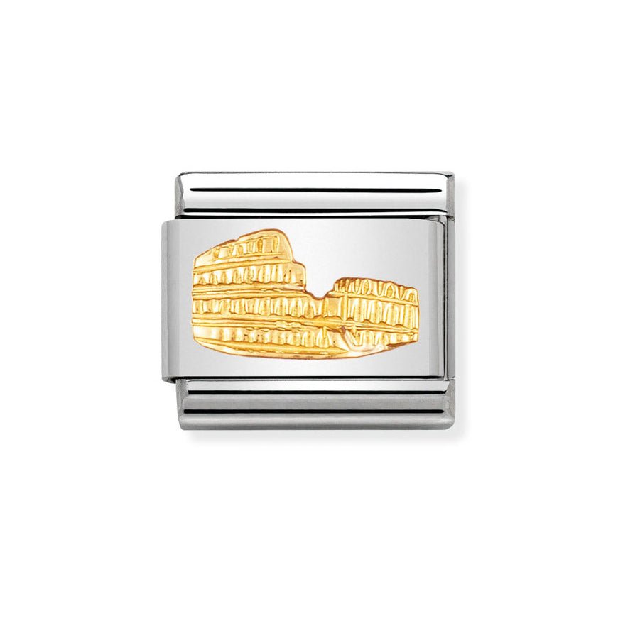 Nomination Classic 18ct Gold Colosseum Charm - MococoNomination030123/108033497012487Charms and Links