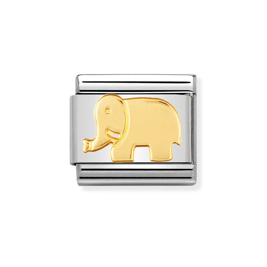 Nomination Classic 18ct Gold Elephant Charm - MococoNomination030112/088033497011725Charms and Links