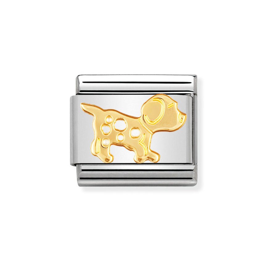 Nomination Classic 18ct Gold Little Dog Charm - MococoNomination030112/238033497072054Charms and Links