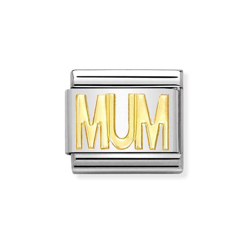 Nomination Classic 18ct Gold Mum Charm - MococoNomination030107/148033497206862Charms and Links