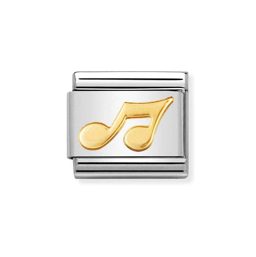 Nomination Classic 18ct Gold Music Note Charm - MococoNomination030117/028033497011916Charms and Links