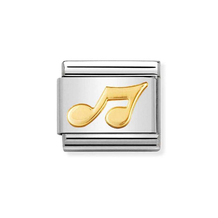 Nomination Classic 18ct Gold Music Note Charm - MococoNomination030117/028033497011916Charms and Links