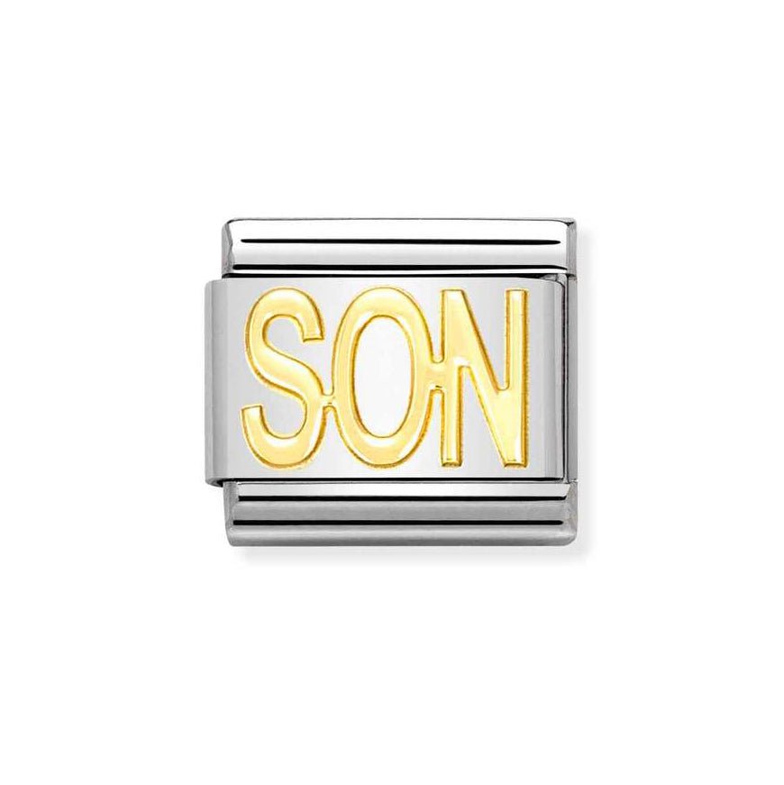 Nomination Classic 18ct Gold Son Charm - MococoNomination030107/268033497397768Charms and Links