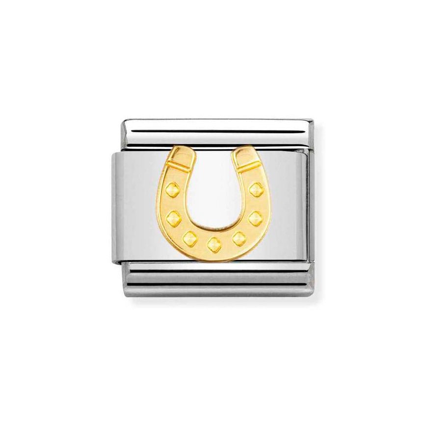 Nomination Classic 18ct Good Luck Horseshoe Charm - MococoNomination030115/118033497072061Charms and Links
