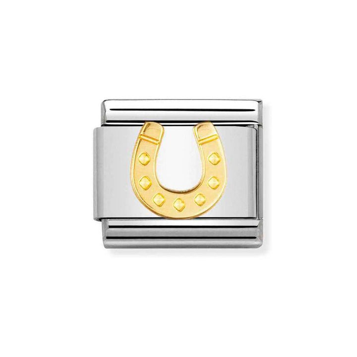 Nomination Classic 18ct Good Luck Horseshoe Charm - MococoNomination030115/118033497072061Charms and Links