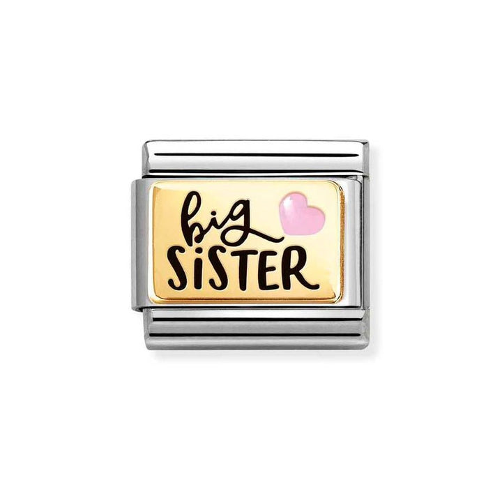 Nomination Classic 18K Gold Big Sister Charm - MococoNomination030289/058033497549280Charms and Links