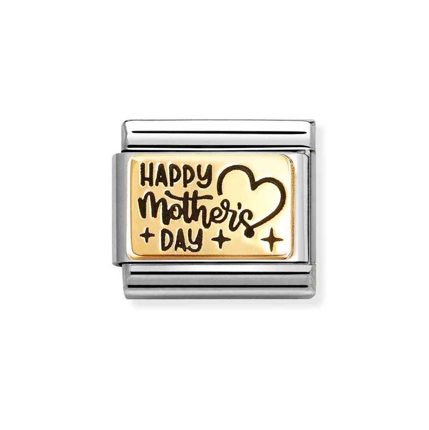 Nomination Classic 18K Gold Happy Mothers Day Charm - MococoNomination030166/368033497548979Charms and Links