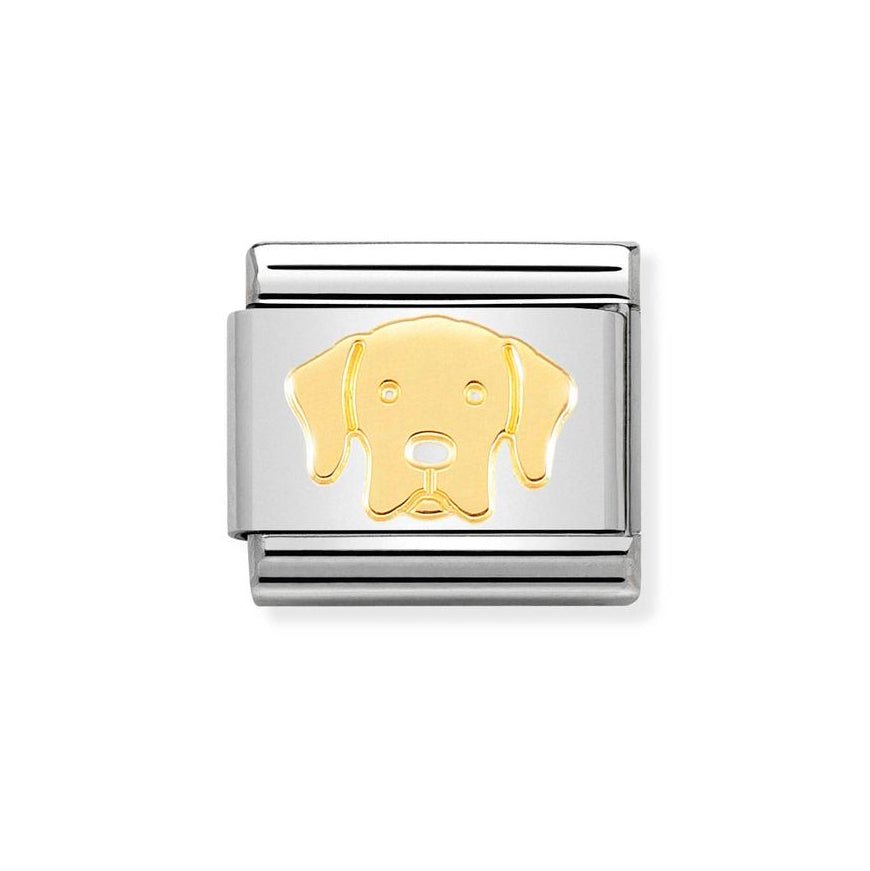 Nomination Classic 18k Gold Labrador Dog Face Charm - MococoNomination030162/578033497460868Charms and Links