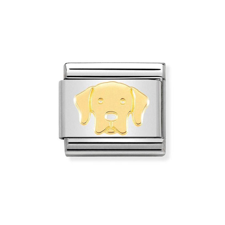 Nomination Classic 18k Gold Labrador Dog Face Charm - MococoNomination030162/578033497460868Charms and Links
