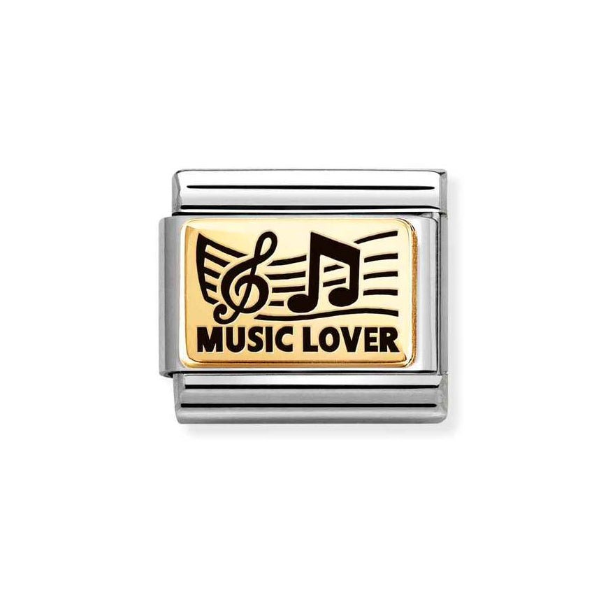 Nomination Classic 18K Gold Music Lover Charm - MococoNomination030166/458033497549068Charms and Links