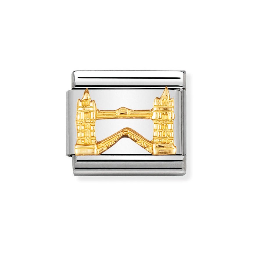 Nomination Classic 18k Gold Tower Bridge Charm - MococoNomination030144/048033497099952Charms and Links