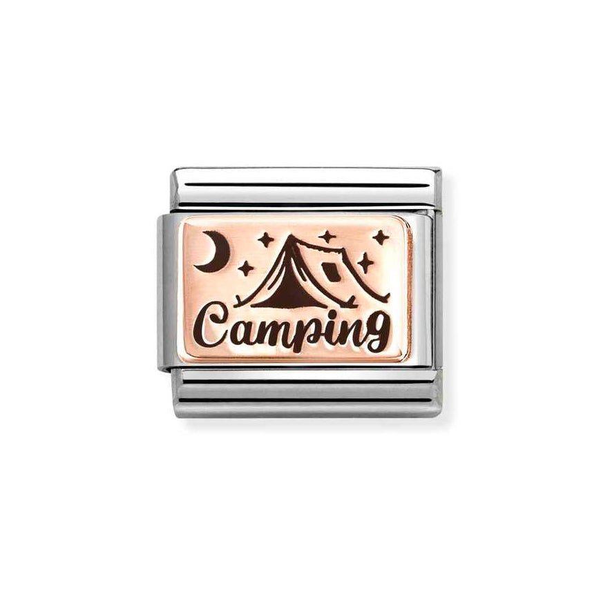 Nomination Classic 9K Rose Gold Camping Charm - MococoNomination430111/218033497549396Charms and Links