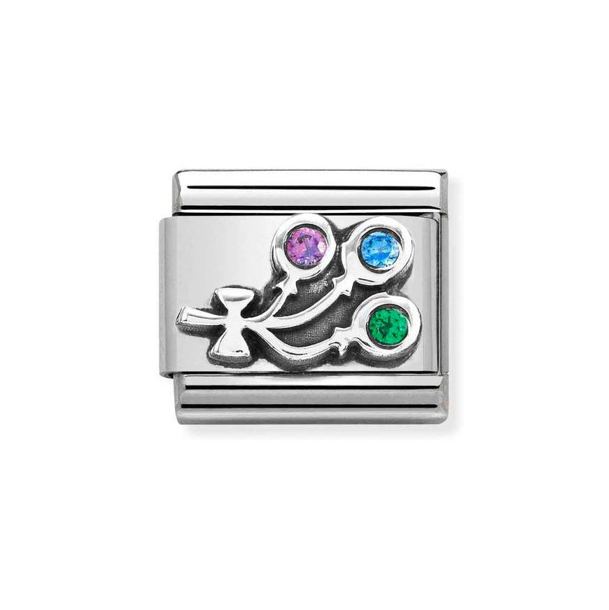 Nomination Classic Balloons Crystal Charm - MococoNomination330323/058033497496744Charms and Links