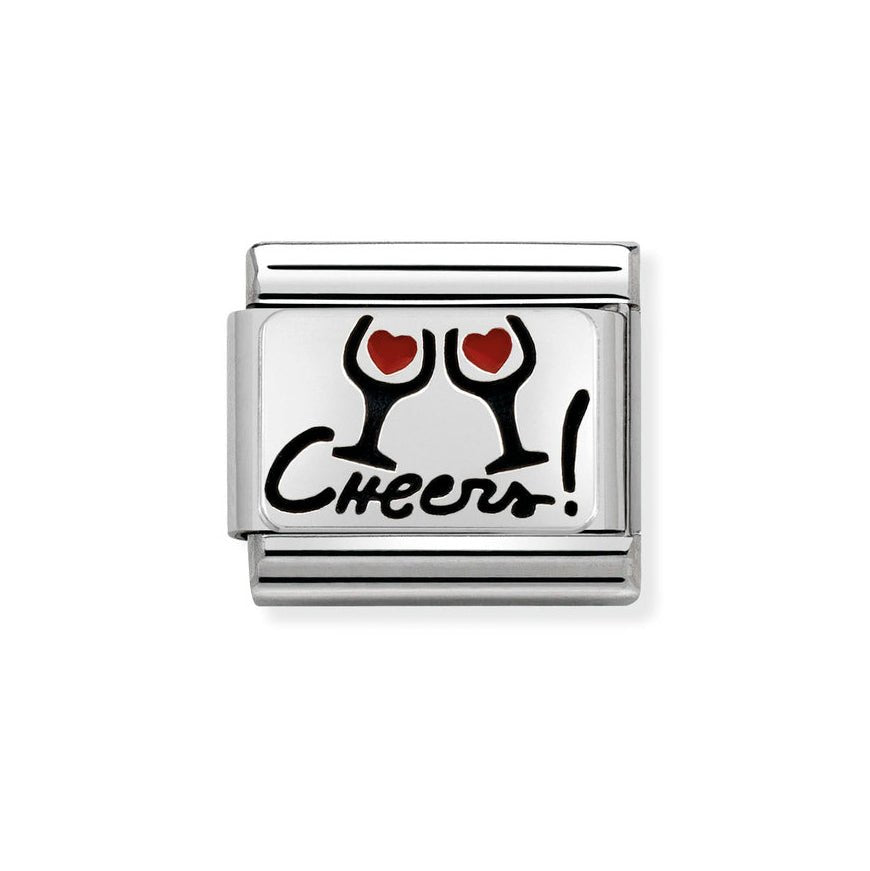 Nomination Classic Cheers in Silver Charm - MococoNomination330208/078033497362704Charms and Links