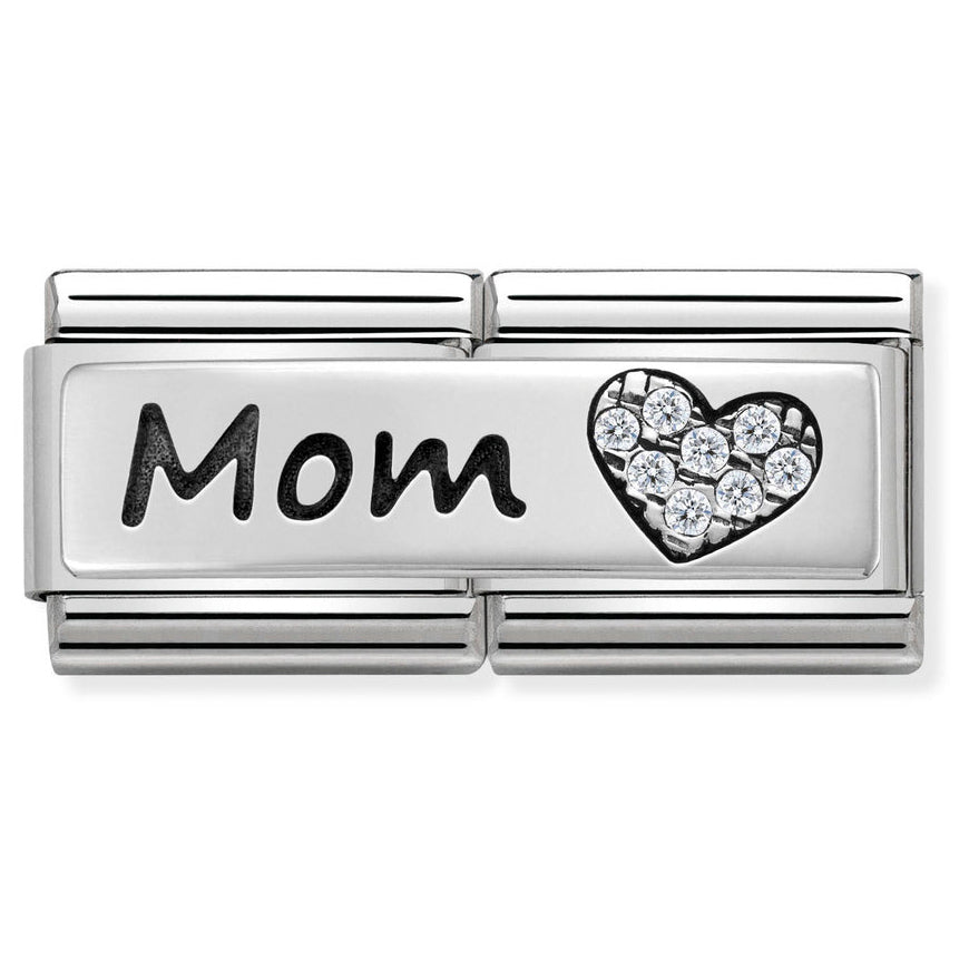 Nomination Classic Double Mom and Heart Charm - MococoNomination330731/068033497412171Charms and Links