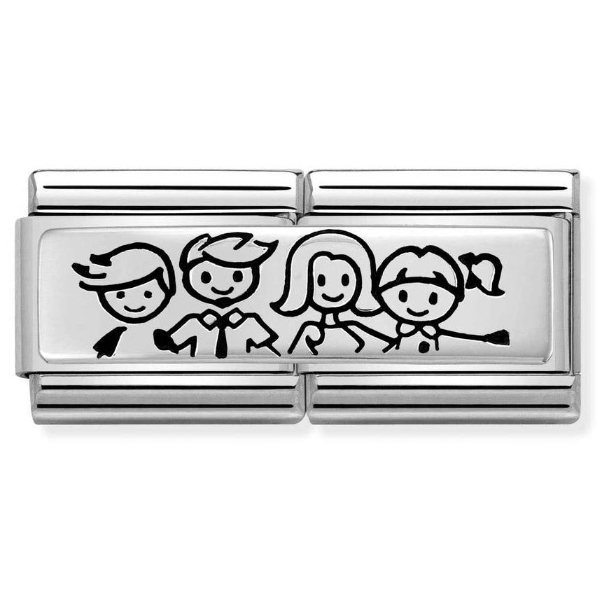 Nomination Classic Double Silver Family Son Daughter - MococoNomination330710/368033497491756Charms and Links