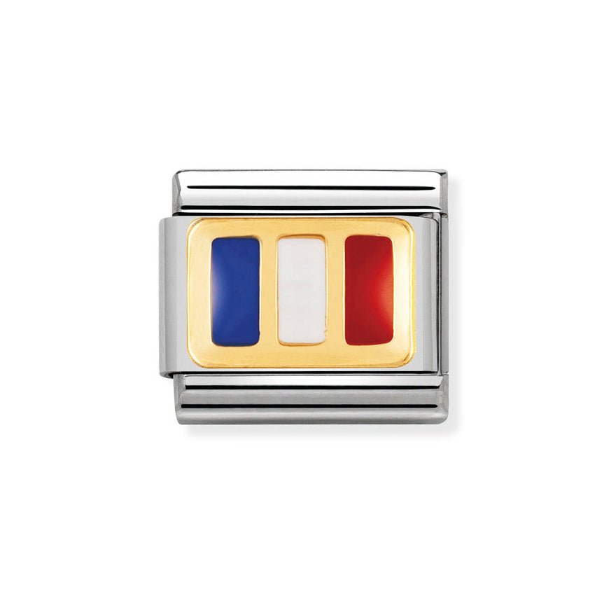 Nomination Classic France Flag Charm - MococoNomination030234/058033497040909Charms and Links