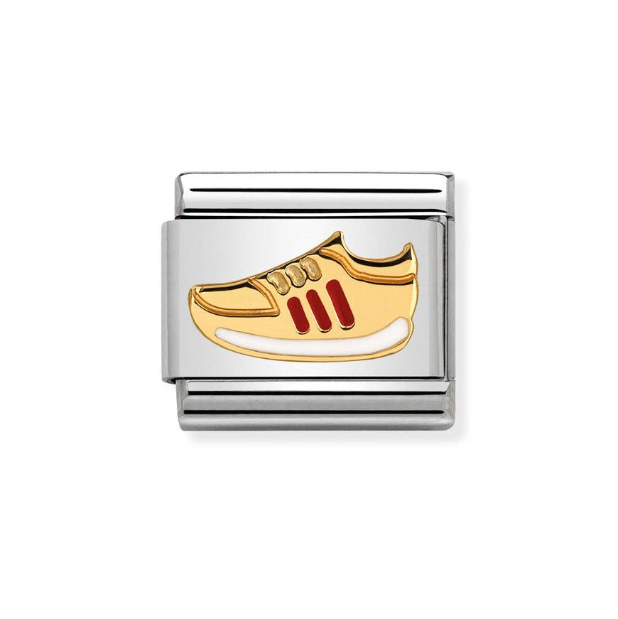 Nomination Classic Gold Daily Life Red Trainer Charm - MococoNomination030242/338033497411174Charms and Links