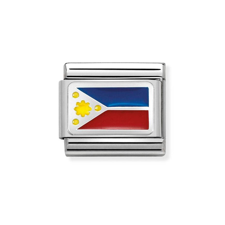 Nomination Classic Philippines Flag Charm - MococoNomination330207/328033497458025Charms and Links