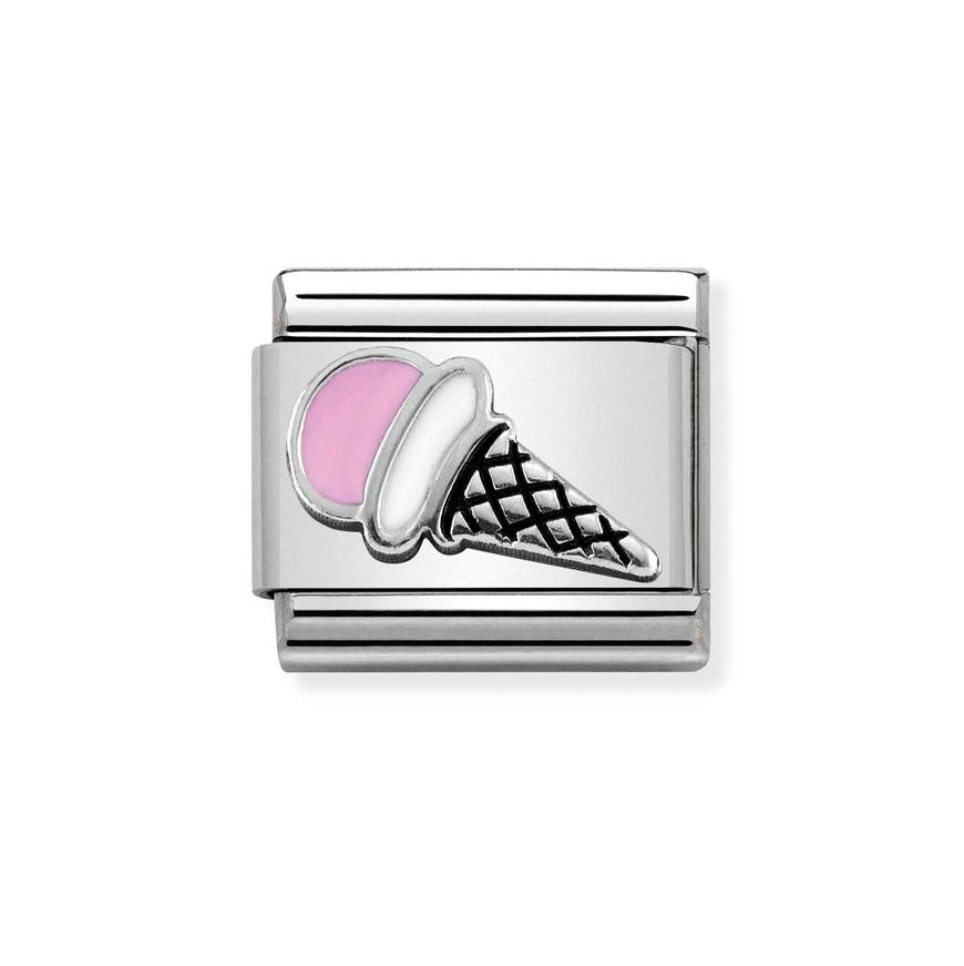 Nomination Classic Pink Ice cream Charm - MococoNomination330202/448033497443755Charms and Links