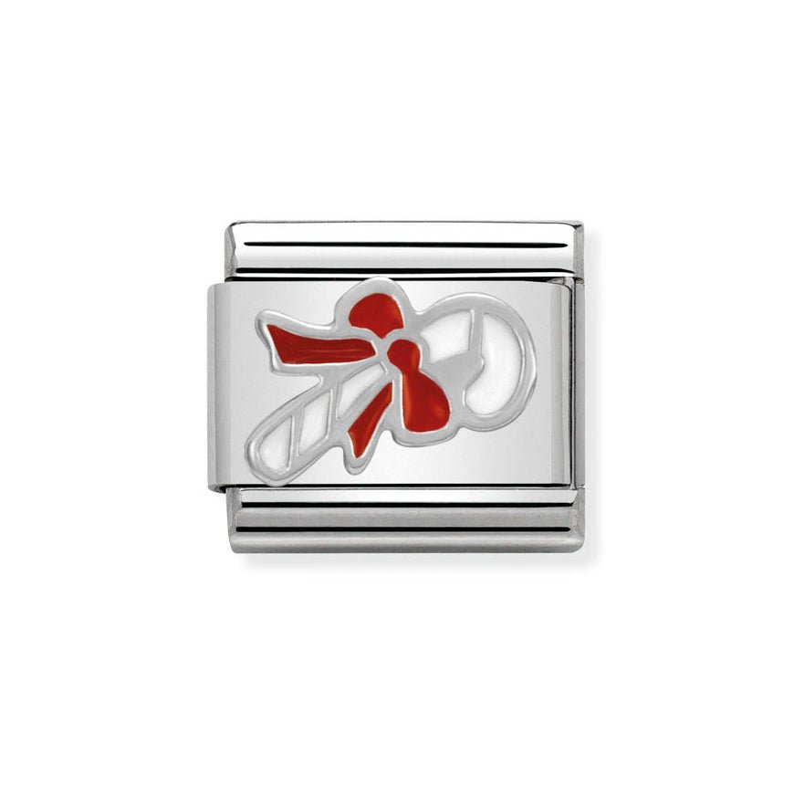 Nomination Classic Red Candy Cane Charm - MococoNomination330204/078033497333544Charms and Links