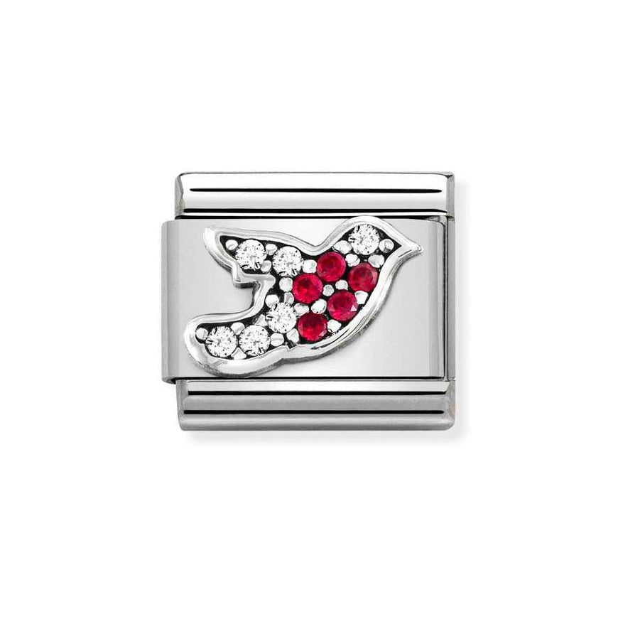 Nomination Classic Robin Crystal Charm - MococoNomination330323/028033497496713Charms and Links