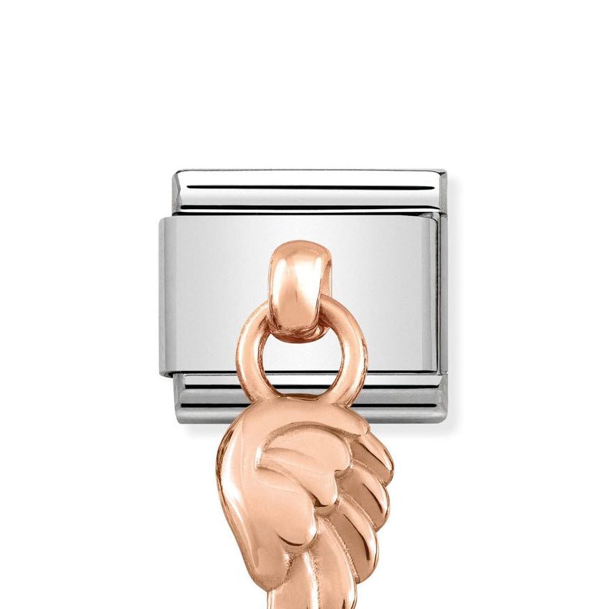 Nomination Classic Rose Gold Angel Wing Charm - MococoNomination431800/068033497384713Charms and Links
