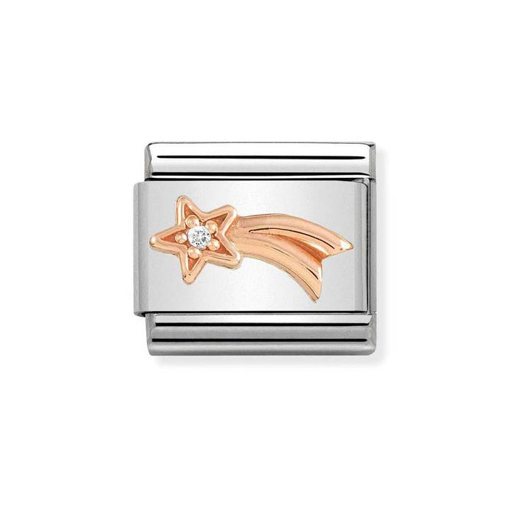 Nomination Classic Rose Gold CZ Shooting Star Charm - MococoNomination430305/218033497478870Charms and Links