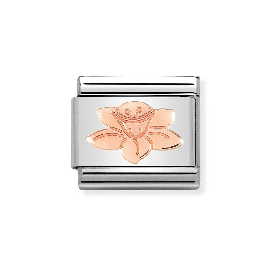 Nomination Classic Rose Gold Daffodil Charm - MococoNomination430104/238033497460981Charms