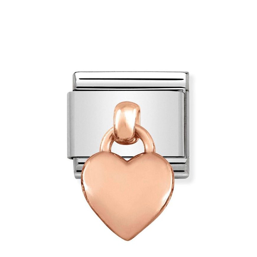 Nomination Classic Rose Gold Heart Pendant Charm - MococoNomination431800/018033497384669Charms and Links
