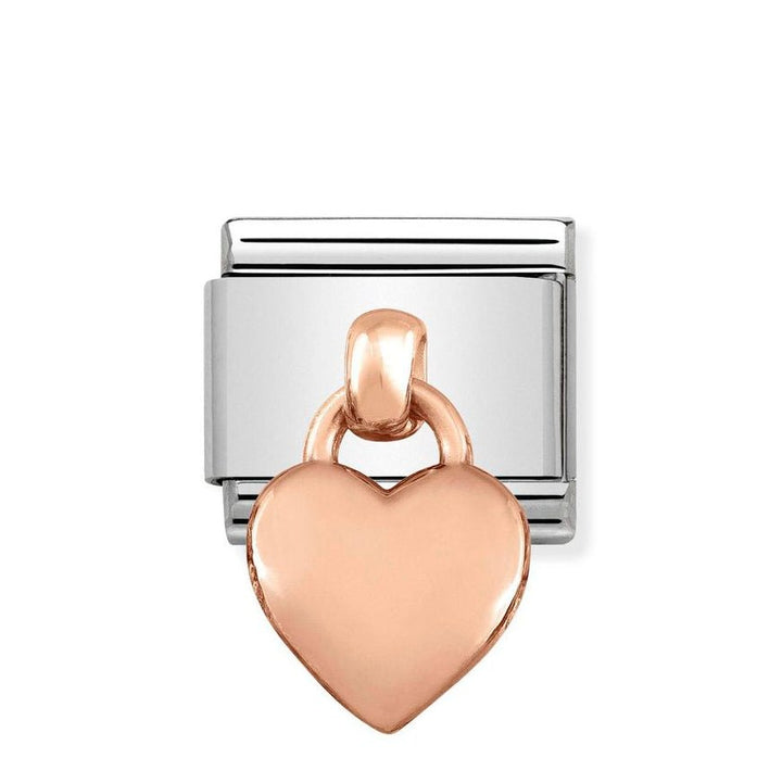 Nomination Classic Rose Gold Heart Pendant Charm - MococoNomination431800/018033497384669Charms and Links