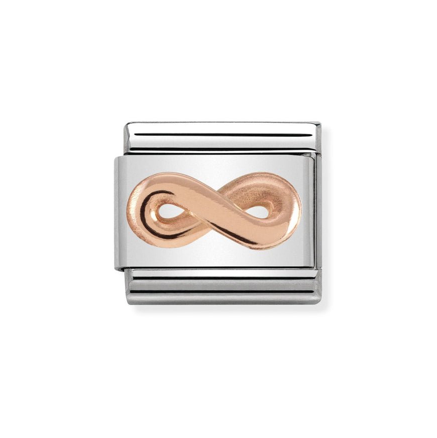Nomination Classic Rose Gold Infinity Symbol Charm - MococoNomination430106/038033497430571Charms and Links