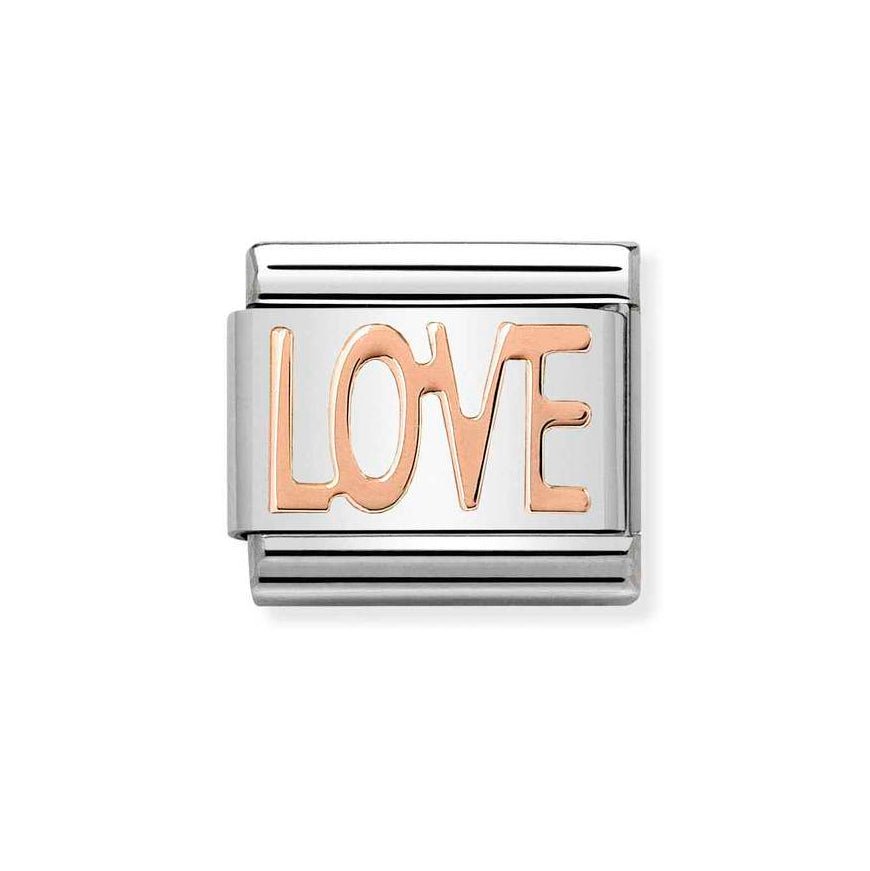 Nomination Classic Rose Gold Love Charm - MococoNomination430107/018033497409140Charms and Links