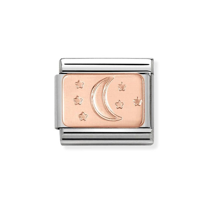 Nomination Classic Rose Gold Moon and Stars Charm - MococoNomination430101/318033497425379Charms and Links