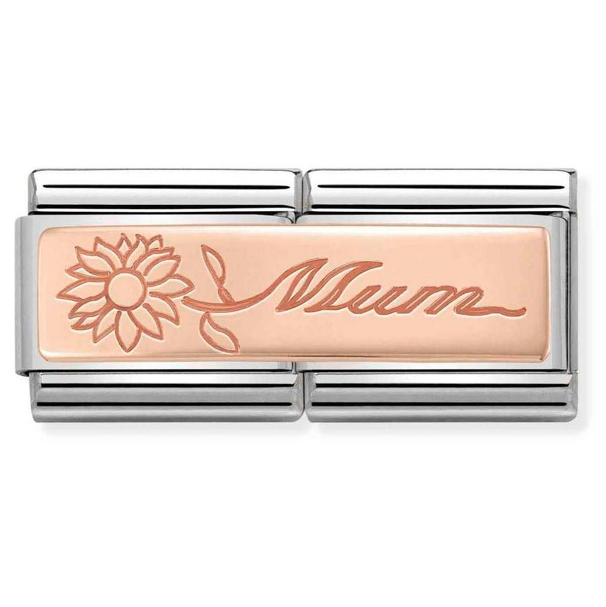 Nomination Classic Rose Gold Mum With Flower Double Charm - MococoNomination430710/188033497461308Charms and Links