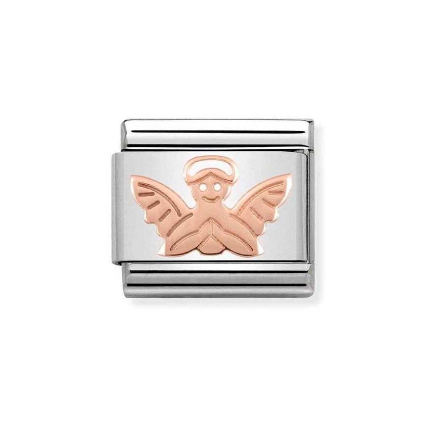 Nomination Classic Rose Gold Plated Angel Charm - MococoNomination430104/148033497385512Charms and Links