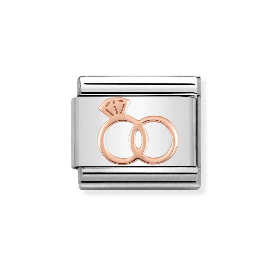 Nomination Classic Rose Gold Wedding Rings Charm - MococoNomination430104/138033497385505Charms and Links