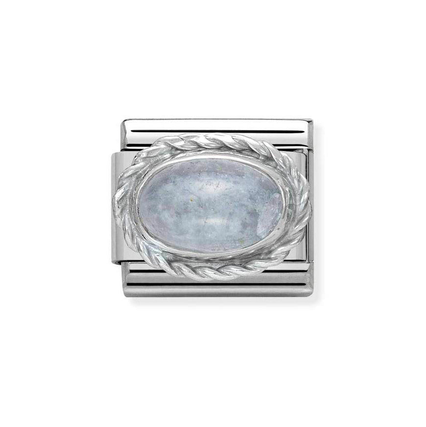 Nomination Classic Silver Aquamarine Birthstone Stone Charm - MococoNomination330504/018033497483164Charms and Links