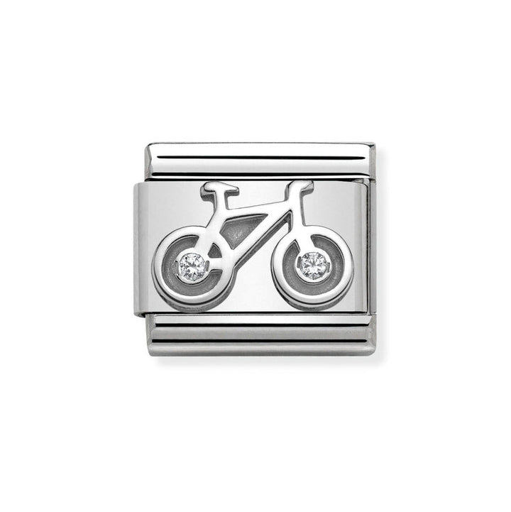 Nomination Classic Silver Bicycle Charm - MococoNomination330311/048033497388513Charms and Links