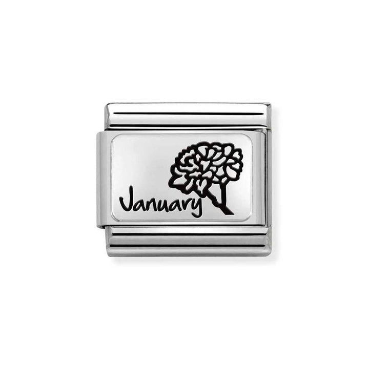 Nomination Classic Silver Birth Month Flower Charm - MococoNomination330112/138033497510686Charms and Links