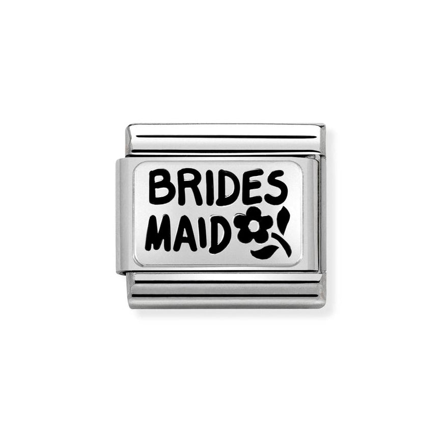 Nomination Classic Silver Bridesmaid Charm - MococoNomination330102/498033497457080Charms and Links