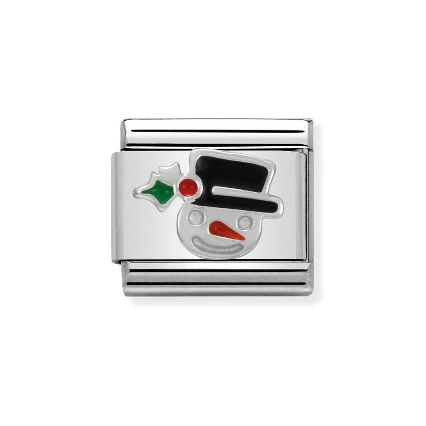 Nomination Classic Silver Christmas Snowman Charm - MococoNomination330204/118033497333582Charms and Links