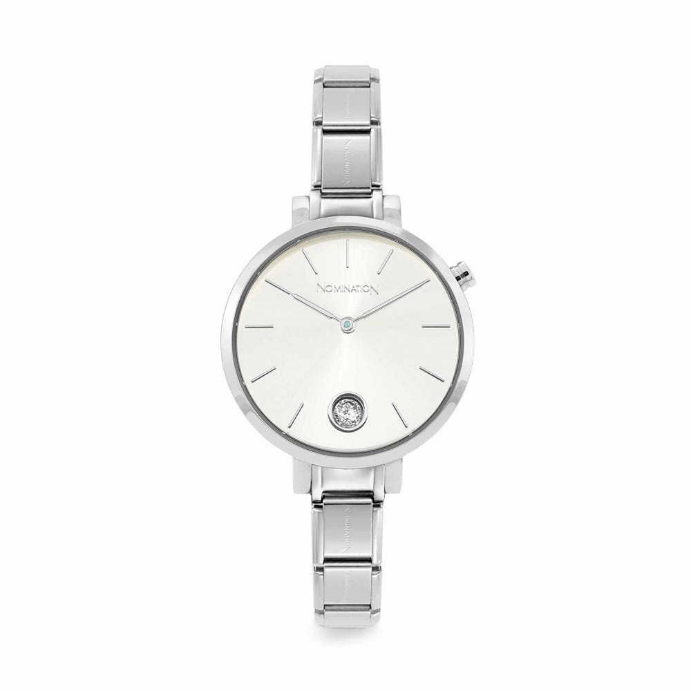 Nomination Classic Silver Circular Silver Dial Watch - MococoNomination076033/0178033497493224Watches and Accessories