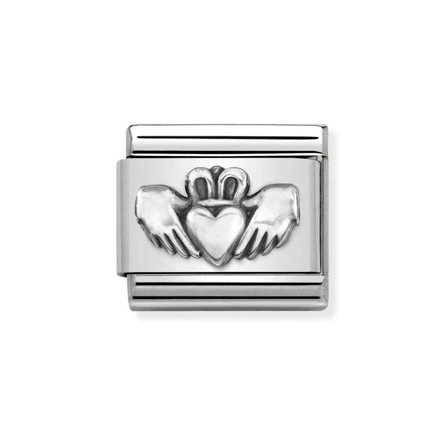Nomination Classic Silver Claddagh Charm - MococoNomination330101/538033497521613Charms and Links