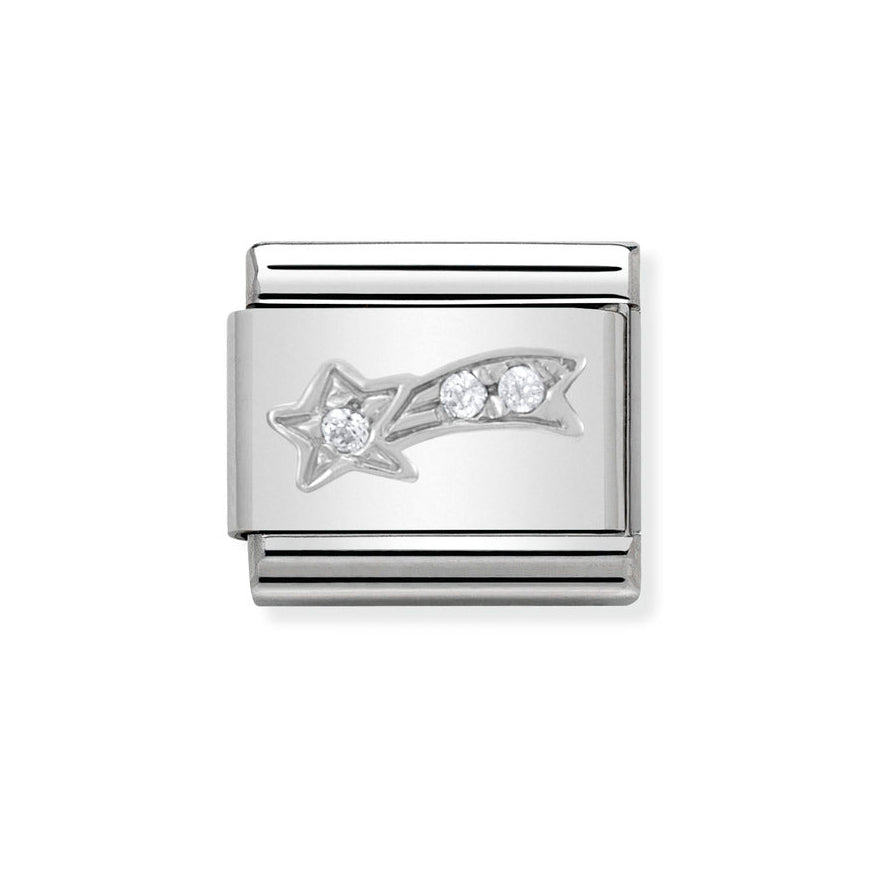 Nomination Classic Silver CZ Comet Charm - MococoNomination330313/018033497333629Charms and Links