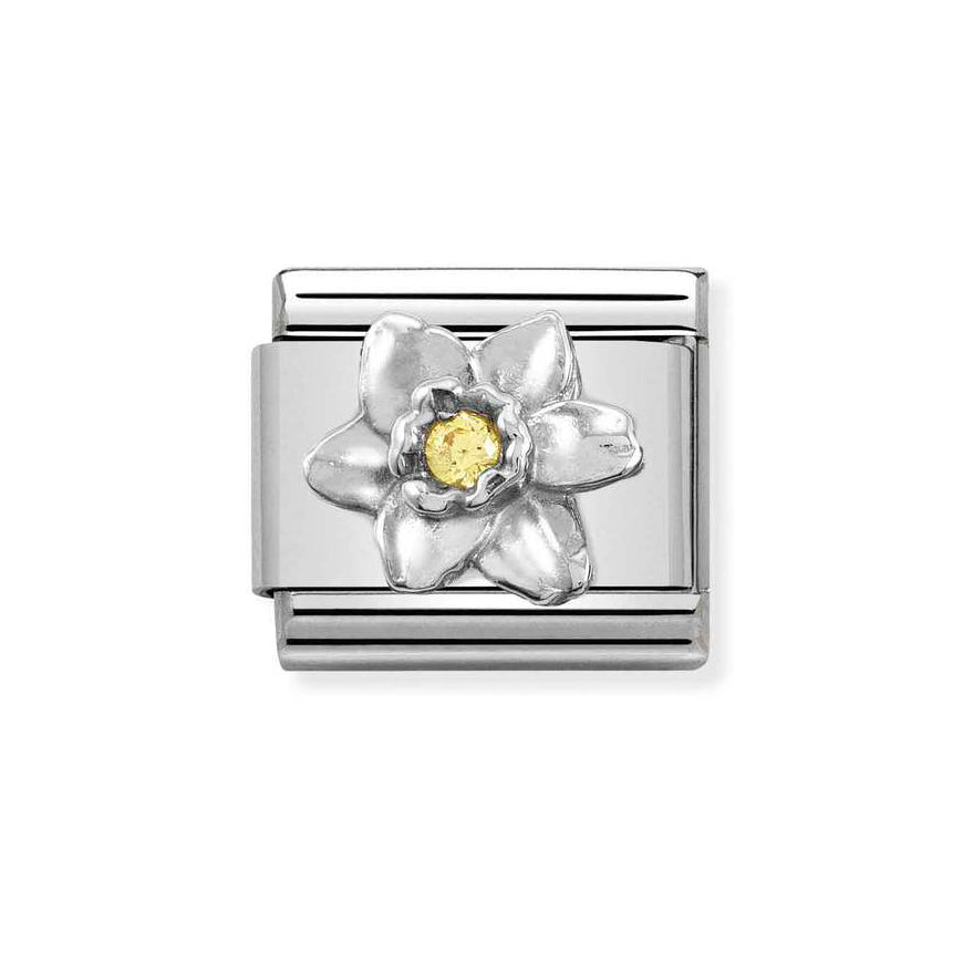 Nomination Classic Silver Daffodil Charm - MococoNomination330311/148033497496638Charms and Links