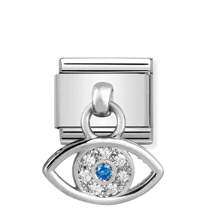 Nomination Classic Silver Dangle CZ Greek Eye Charm - MococoNomination331800/228033497399816Charms and Links