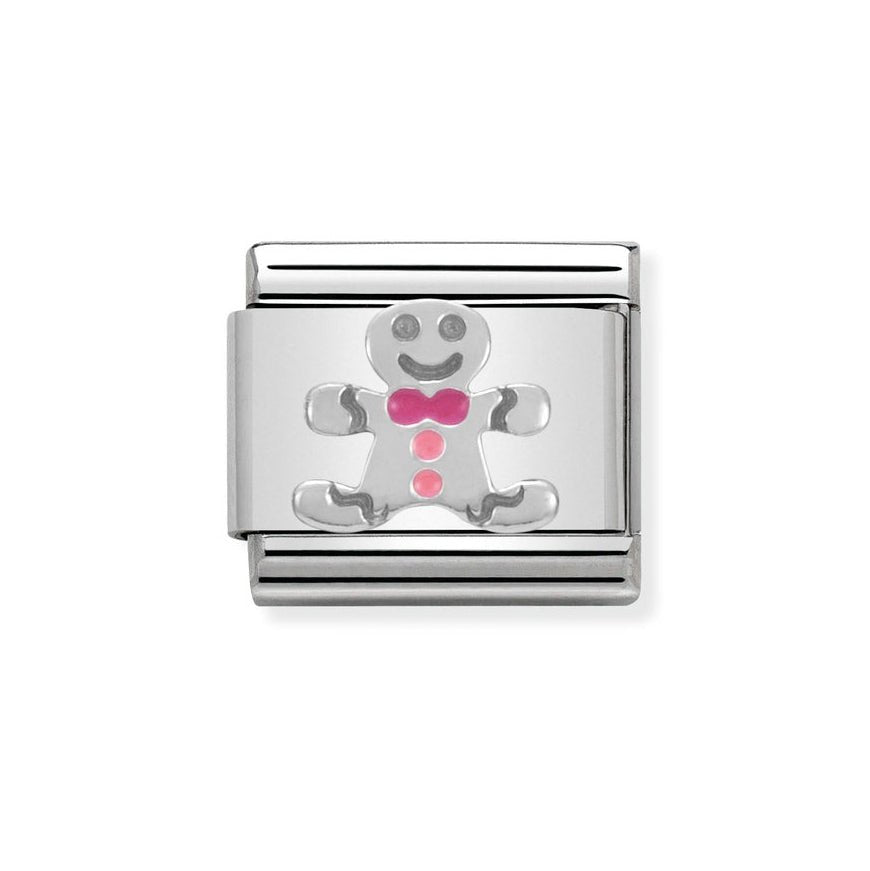 Nomination Classic Silver Gingerbread Man Charm - MococoNomination330204/098033497333568Charms and Links