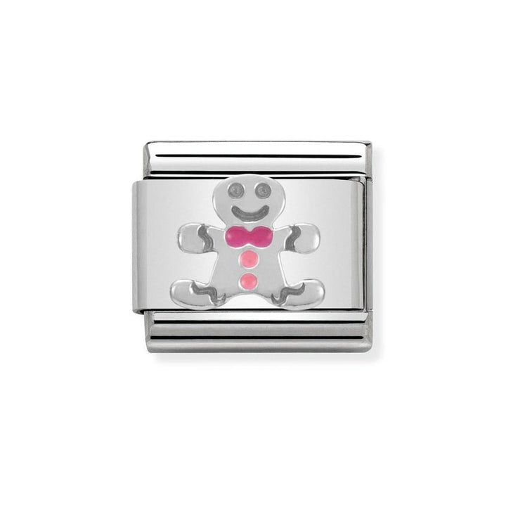 Nomination Classic Silver Gingerbread Man Charm - MococoNomination330204/098033497333568Charms and Links